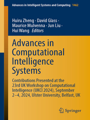 cover image of Advances in Computational Intelligence Systems